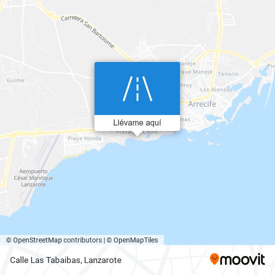 Mapa Calle Las Tabaibas
