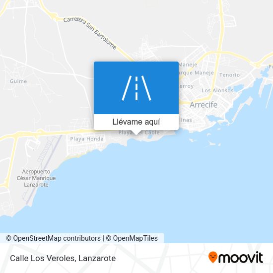 Mapa Calle Los Veroles