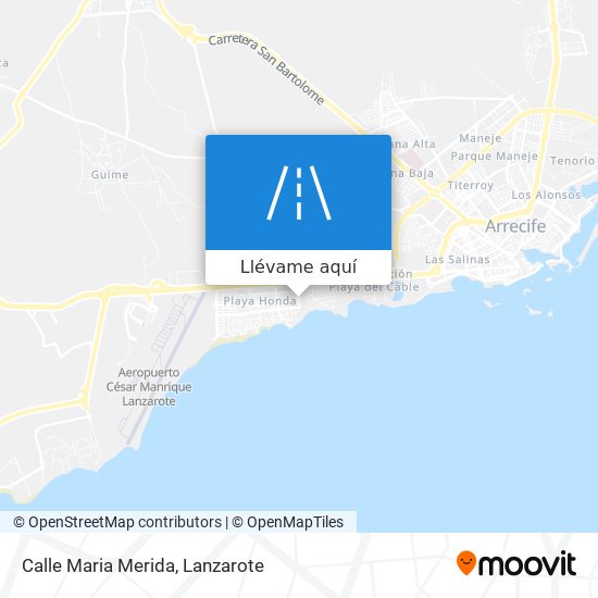 Mapa Calle Maria Merida
