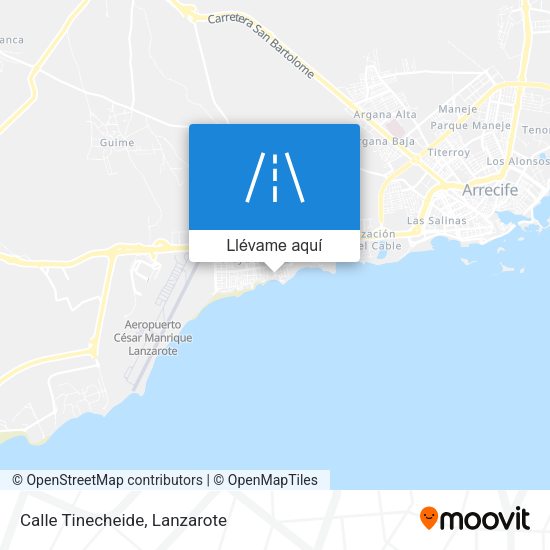 Mapa Calle Tinecheide