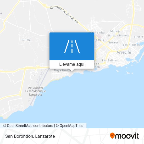 Mapa San Borondon