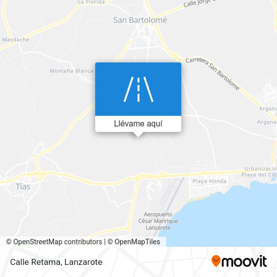 Mapa Calle Retama