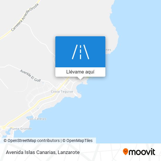 Mapa Avenida Islas Canarias