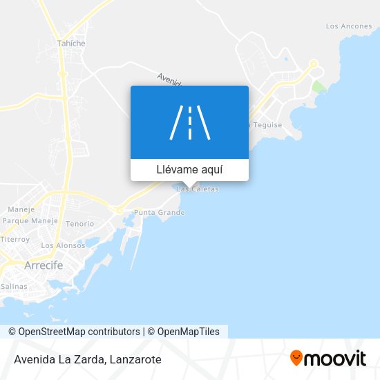 Mapa Avenida La Zarda