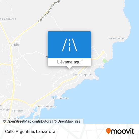 Mapa Calle Argentina