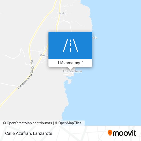Mapa Calle Azafran