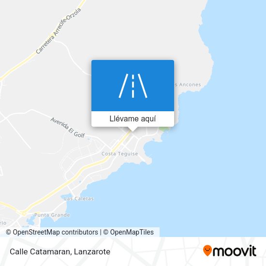 Mapa Calle Catamaran