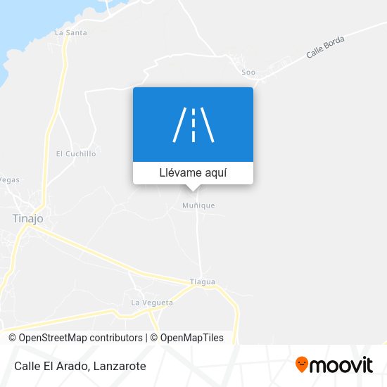 Mapa Calle El Arado