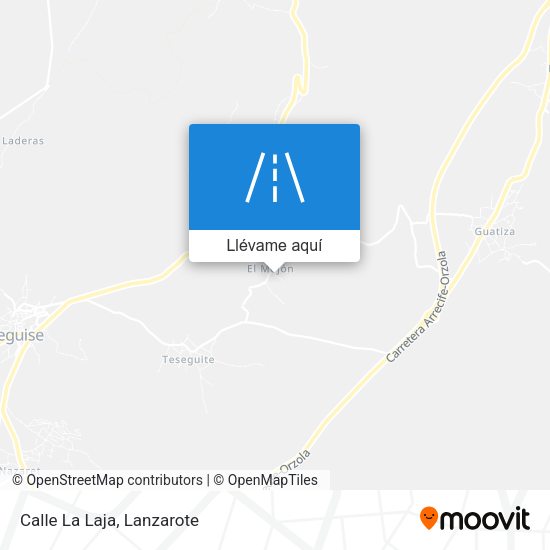 Mapa Calle La Laja