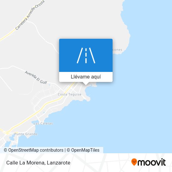 Mapa Calle La Morena