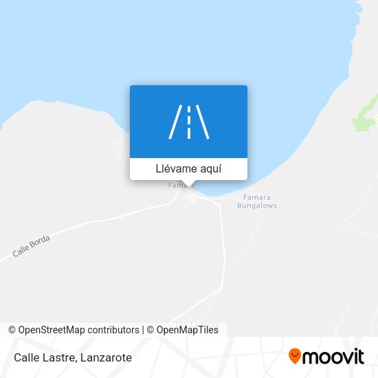 Mapa Calle Lastre