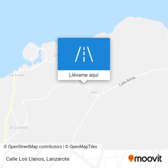 Mapa Calle Los Llanos