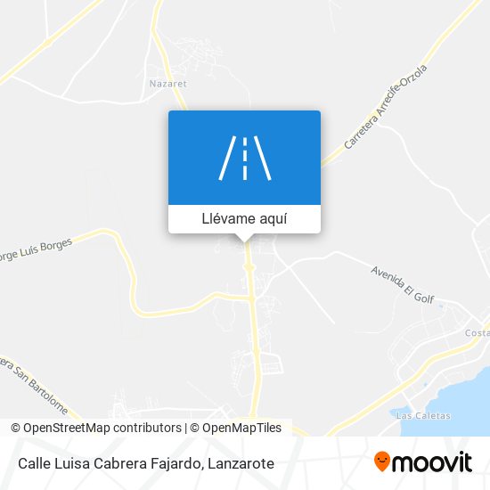 Mapa Calle Luisa Cabrera Fajardo