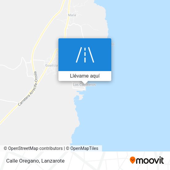 Mapa Calle Oregano