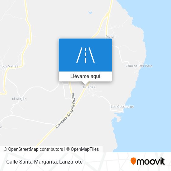 Mapa Calle Santa Margarita