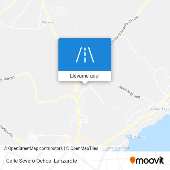 Mapa Calle Severo Ochoa