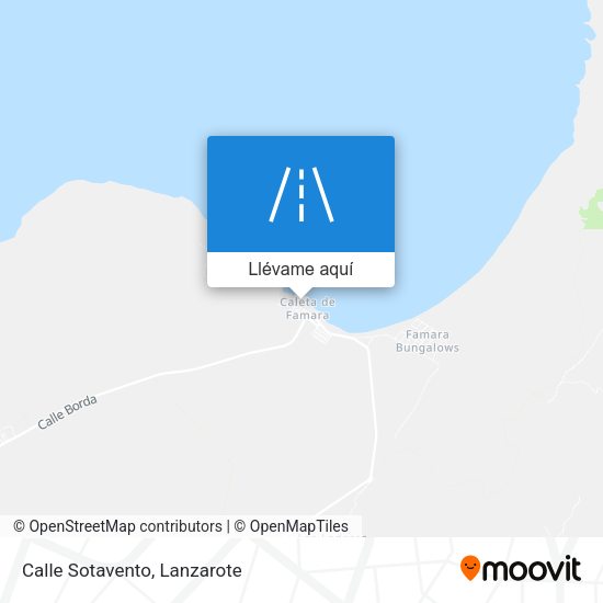 Mapa Calle Sotavento
