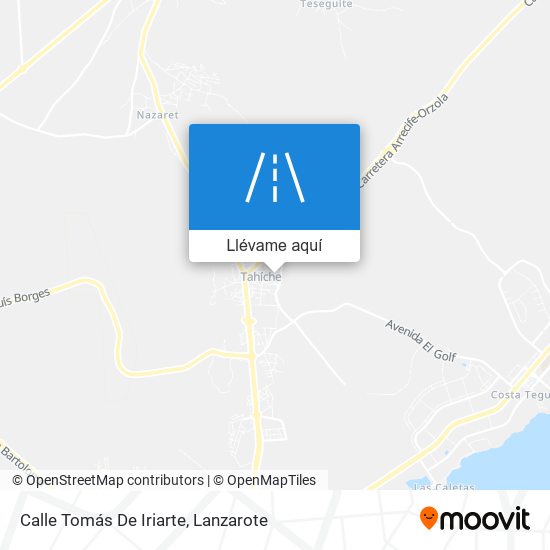 Mapa Calle Tomás De Iriarte