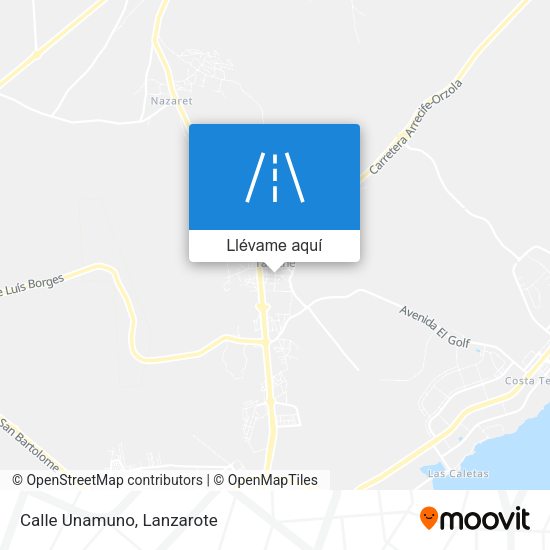 Mapa Calle Unamuno