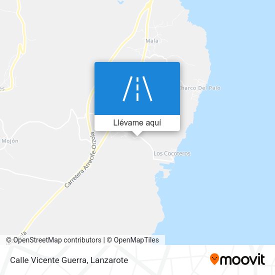 Mapa Calle Vicente Guerra