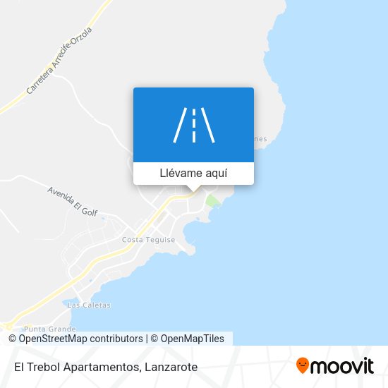 Mapa El Trebol Apartamentos