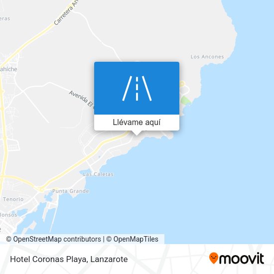 Mapa Hotel Coronas Playa