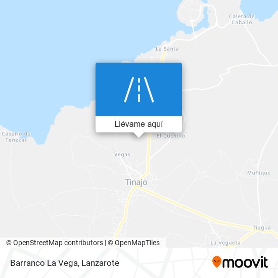 Mapa Barranco La Vega