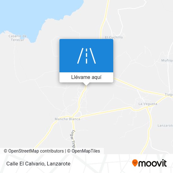 Mapa Calle El Calvario