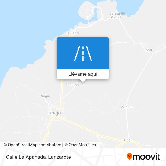 Mapa Calle La Apanada