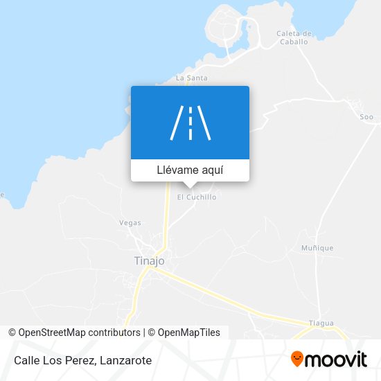 Mapa Calle Los Perez