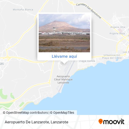 Mapa Aeropuerto De Lanzarote
