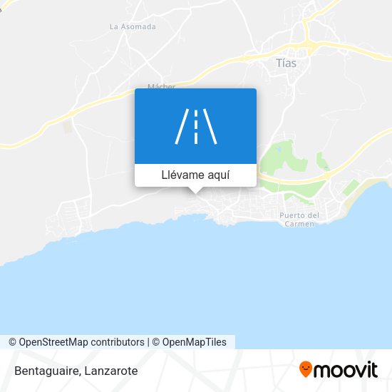 Mapa Bentaguaire