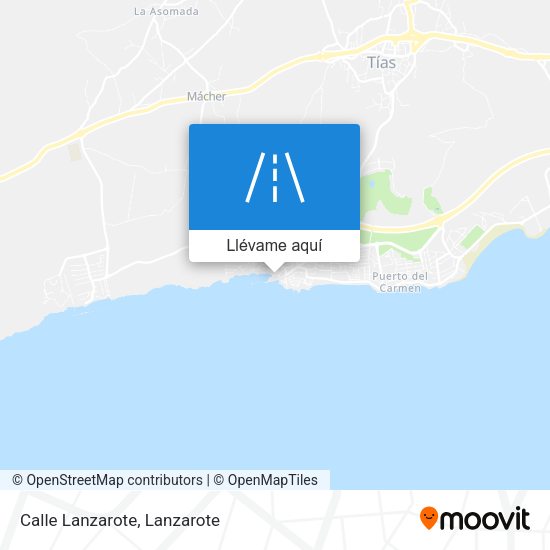 Mapa Calle Lanzarote