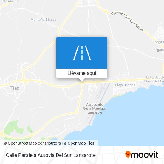 Mapa Calle Paralela Autovia Del Sur