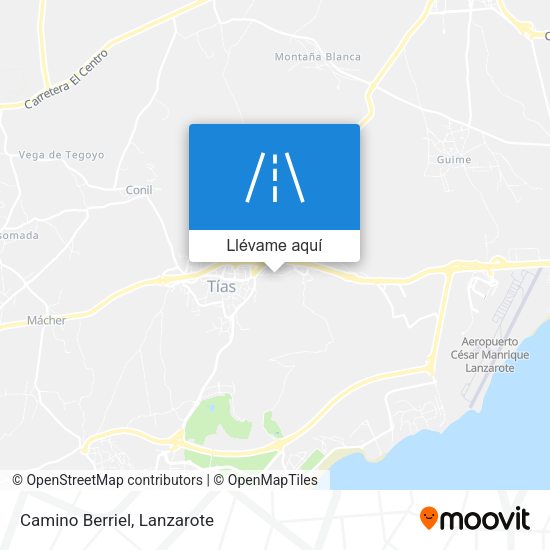Mapa Camino Berriel