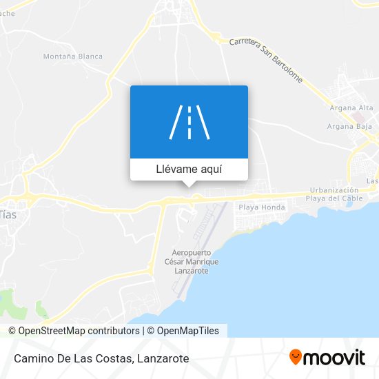 Mapa Camino De Las Costas