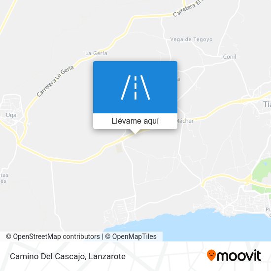 Mapa Camino Del Cascajo