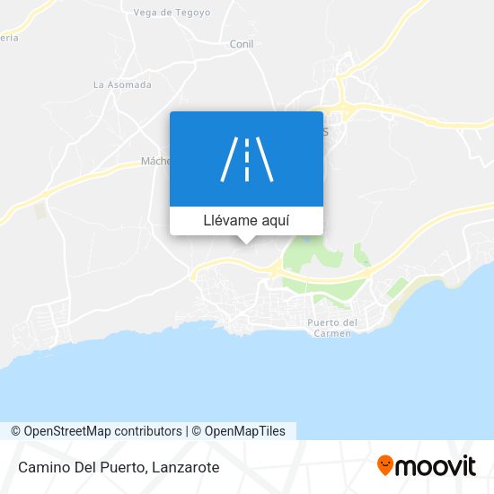 Mapa Camino Del Puerto