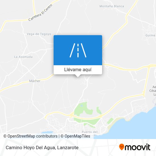 Mapa Camino Hoyo Del Agua
