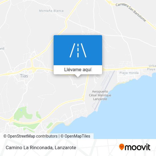 Mapa Camino La Rinconada