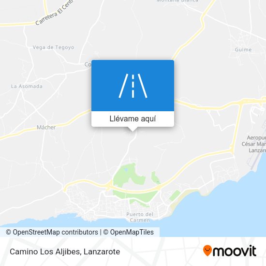 Mapa Camino Los Aljibes