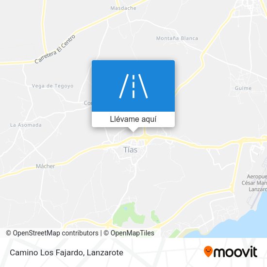 Mapa Camino Los Fajardo