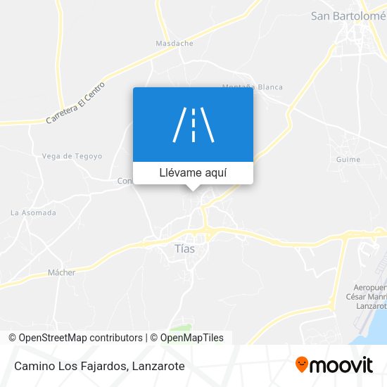Mapa Camino Los Fajardos