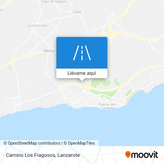 Mapa Camino Los Fragosos