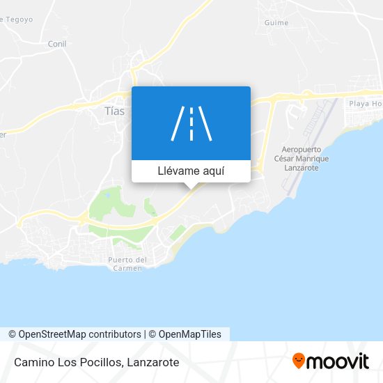 Mapa Camino Los Pocillos