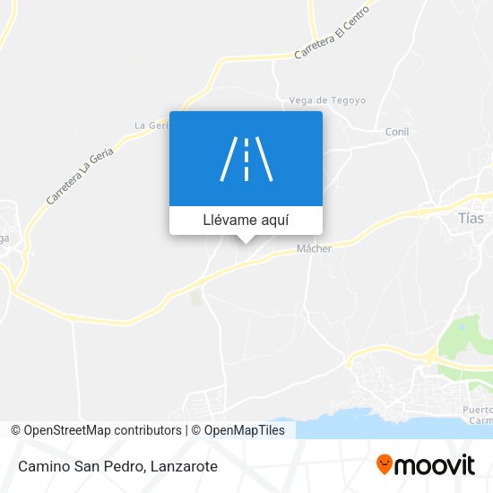 Mapa Camino San Pedro