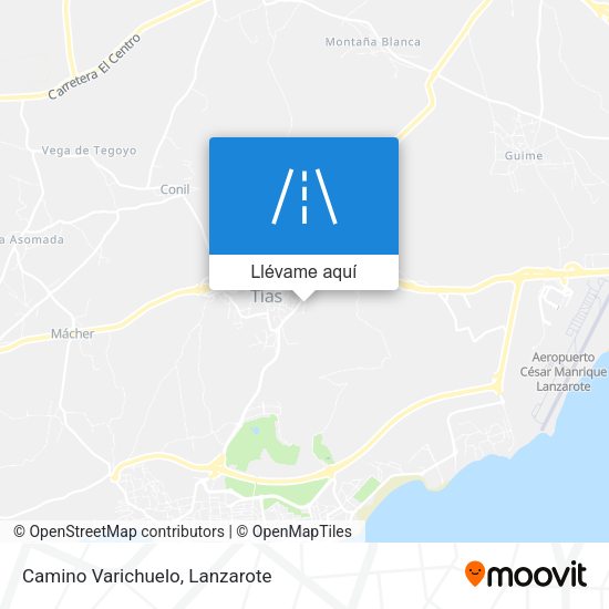 Mapa Camino Varichuelo