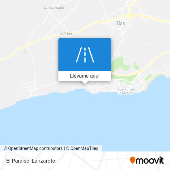 Mapa El Paraiso