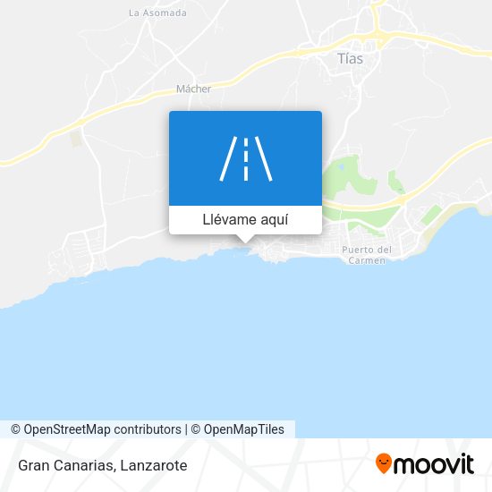 Mapa Gran Canarias