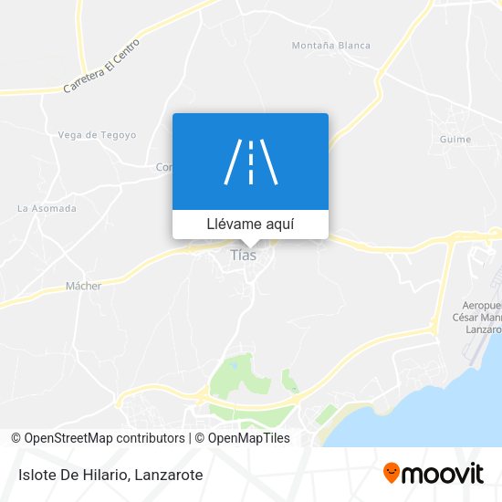 Mapa Islote De Hilario